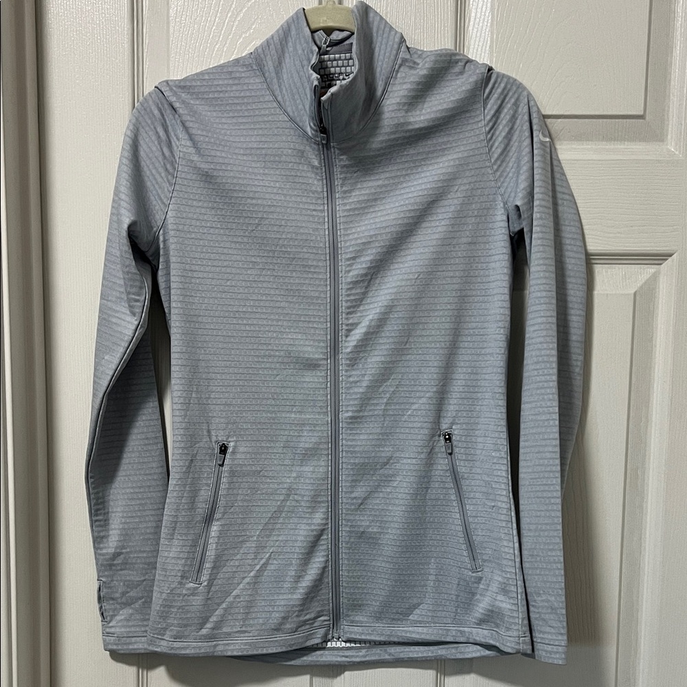 Nike light blue Full-Zip Jacket - medium